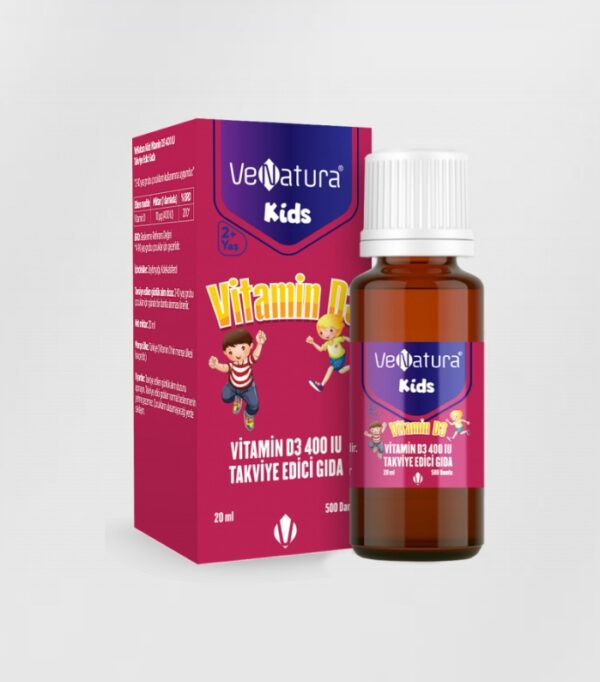 Venatura kids vitamin D3 400 IU 20 ml