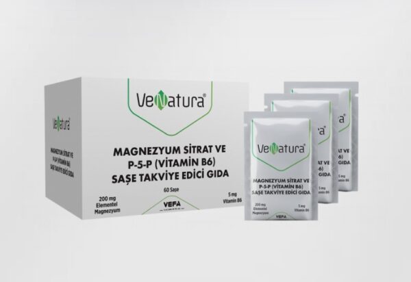 Venatura mag sitrat + malat B6 ( P-5-P ) 30 sase