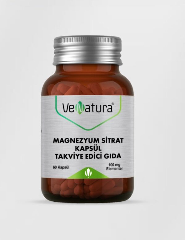 Venatura magnezyum sitrat 60 capsules