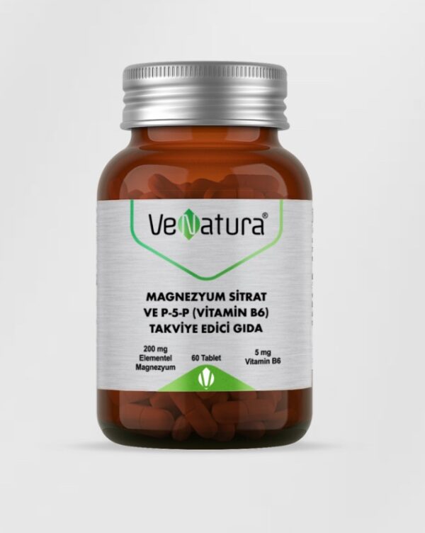 Venatura magnezyum sitrat P-5-P 90 capsules
