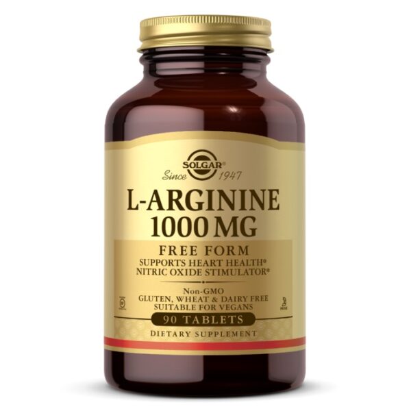 Solgar L-arginine 1000 mg 90 tablet