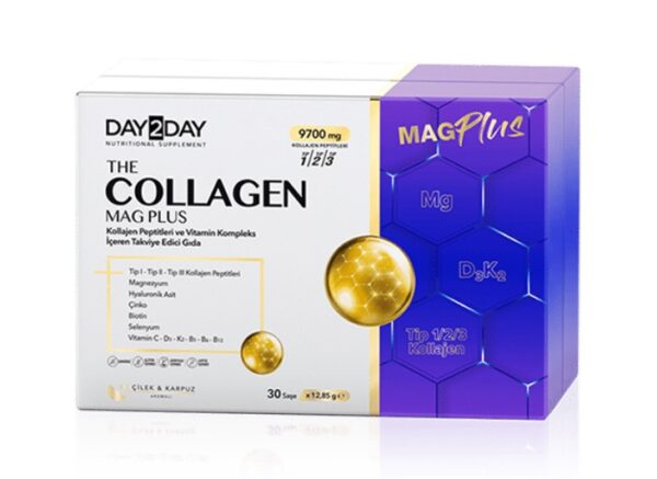 Day2day collagen mag plus 30 sase orzax