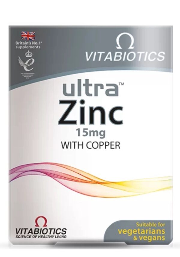 Ultra zinc 15 mg 60 tablet