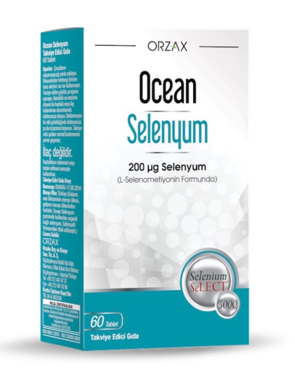 Ocean selenium 200 mcg 60 tablet