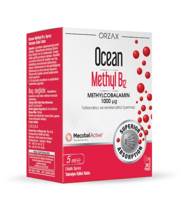 Ocean methyl B12 sprey 5 ml