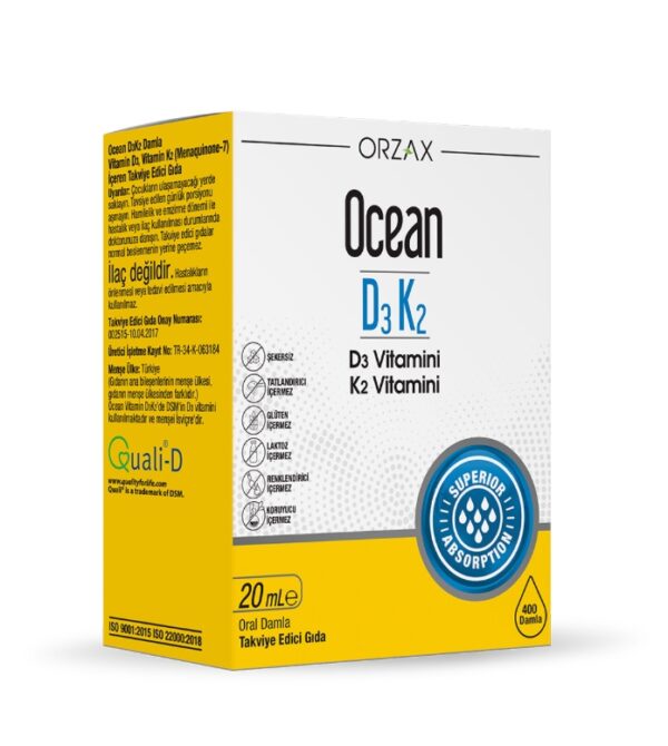 Ocean D3 K3 damla 20 ml