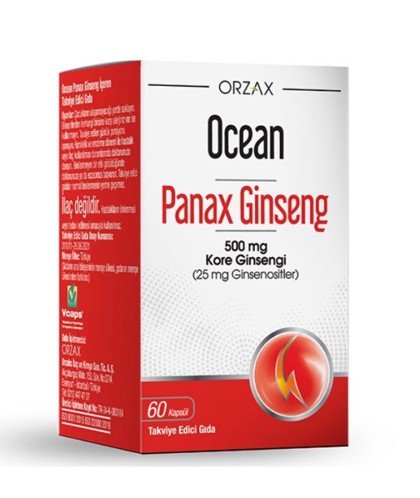 Ocean panax ginseng 500 mg 60 capsules