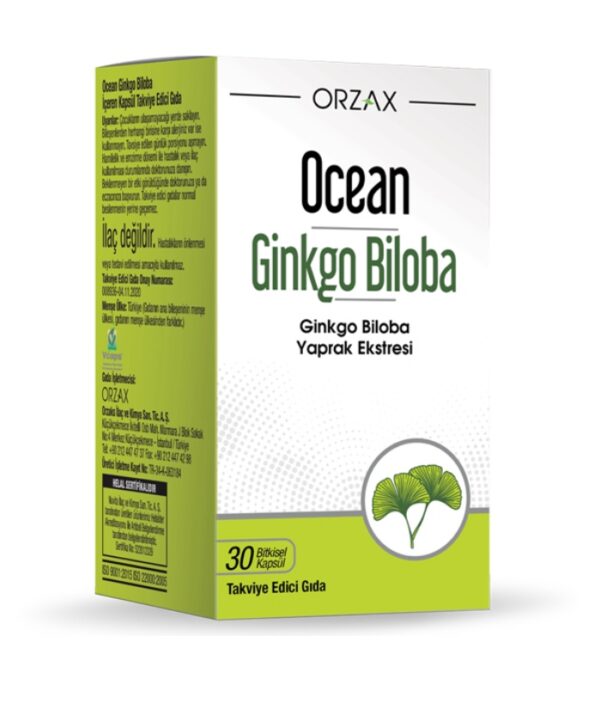 Ocean ginkgo biloba 30 capsules