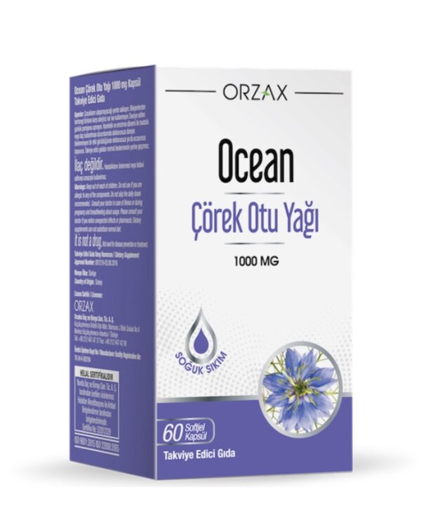 Ocean black seed oil 1000 mg 60 capsules