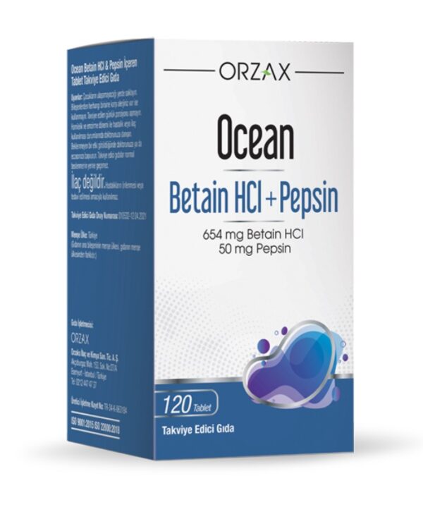 Ocean betain + pepsin 120 tablet
