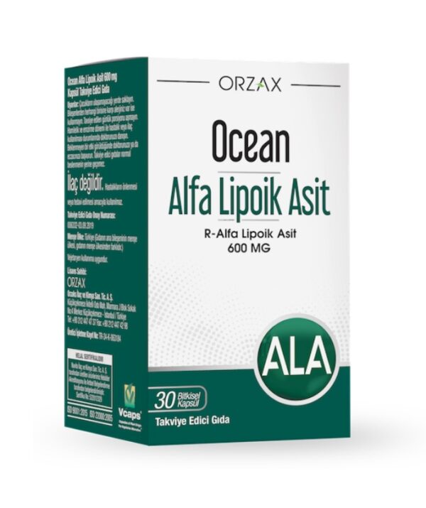Ocean alpha lipoic acid 600 Mg 30 capsules