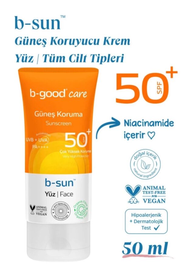 B good gunes kr yuz 50 + 50 ml