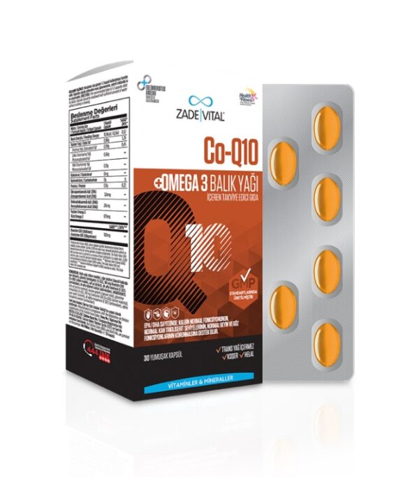 Zade vital COQ10 - omega 3 BL 30 kapsul