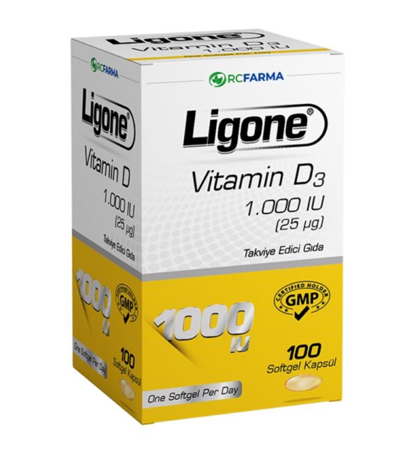 Ligone vitamin D3 100 softgel