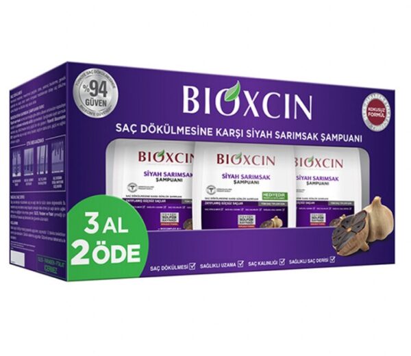 Bioxcin siyah sarımsak sampuan 3 al 2 öde