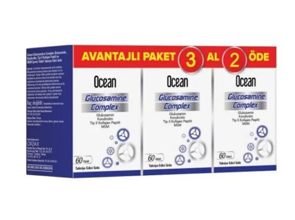 Ocean Glucosamine complex 3x60 tablets by 3 for 2