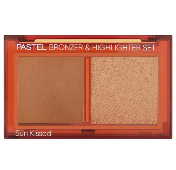 Pastel Profashion Bronzer & Highlighter Set Sun Kissed No:02 Tan Bronze & Soft
Glow