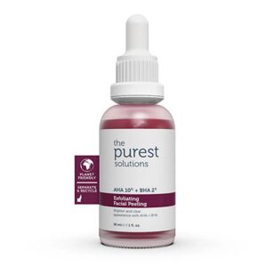 The Purest Solutions exfoliating AHA BHA serum 30 ml.