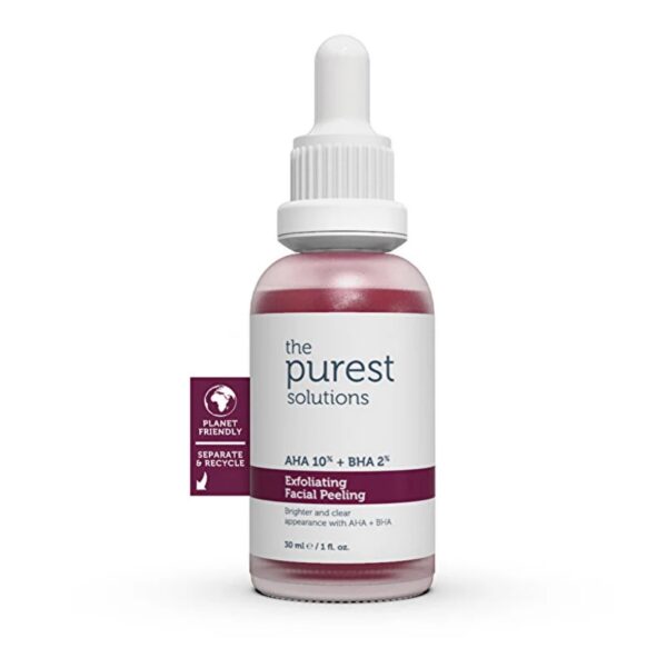 The Purest Solutions exfoliating AHA BHA serum 30 ml.