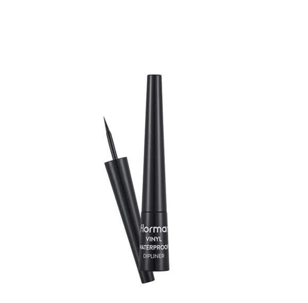 Flormar Vinyl Waterproof Yogun Pigmentli ve Parlak Bitisli Dipliner 001 Black