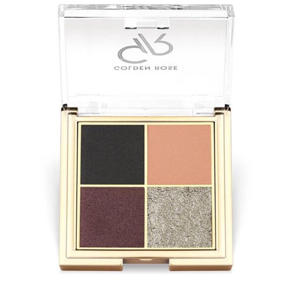 Golden Rose Quattro Eyeshadow Palette 01 Midnight Kiss