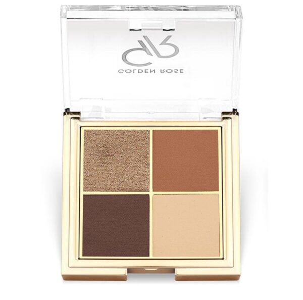 Golden Rose Quattro Eyeshadow Palette
04 Coffe Dream