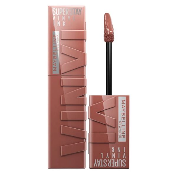 Maybelline New York Super Stay Vinyl Ink Uzun Süre Kalici Likit Parlak Ruj 120Punchy