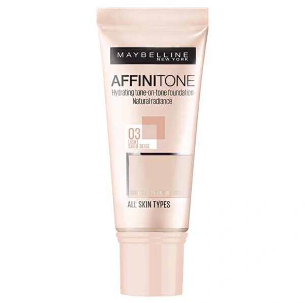 Maybelline New York Affinitone Fondöten
03 Light Sand Beige