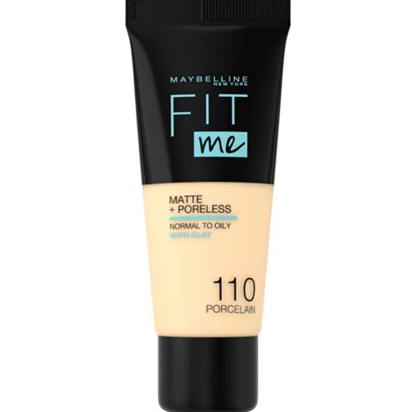 Maybelline New York Fit Me Matte+PorelessFondoten 110 Porcelain
