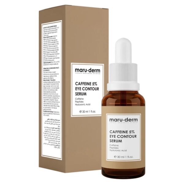 Maruderm Caffeine %5 + Peptides +
Hyalüronik Asit Göz Çevresi Serumu 30 ml