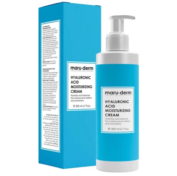 Maruderm Hyalüronik Asit Nemlendirici Yuz ve Vücut Cilt Bakim Kremi 200 ml