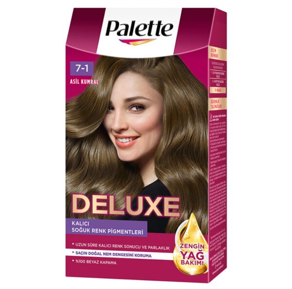 Palette Deluxe Yogun Renkler Saç Boyasi7-1 Asil Kumral