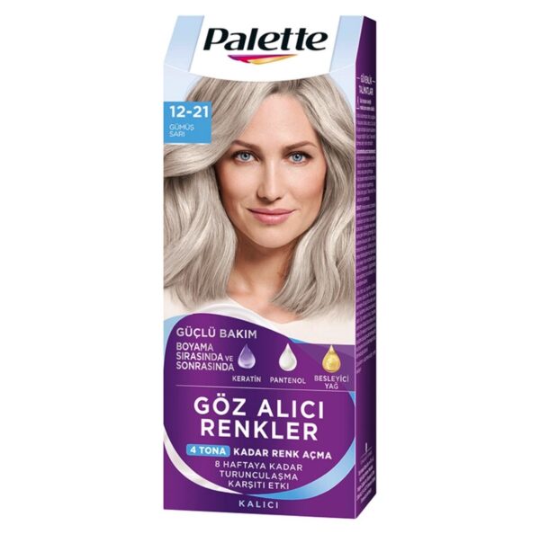 Palette Göz Alici Renkler Renk Açici 12-21
Gümüs Sari