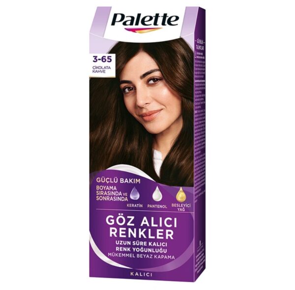 Palette Göz Alici Renkler Saç Boyasi 3-65Çikolata Kahve