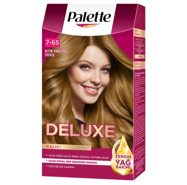 Palette Deluxe Saç Boyasi 7-65 AltinPariltili Toffee