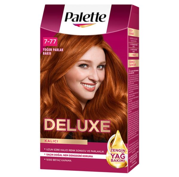 Palette Deluxe Saç Boyasi 7-77 YogunParlak Bakir