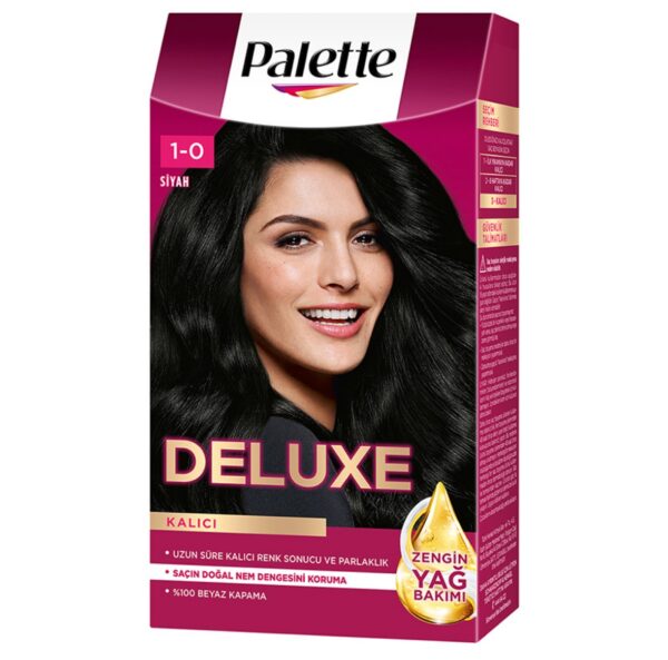 Palette Deluxe Saç Boyasi 1-0 Siyah