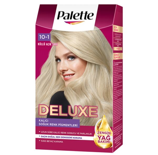 Palette Deluxe Saç Boyasi 10-1 Küllü
Açik Sari