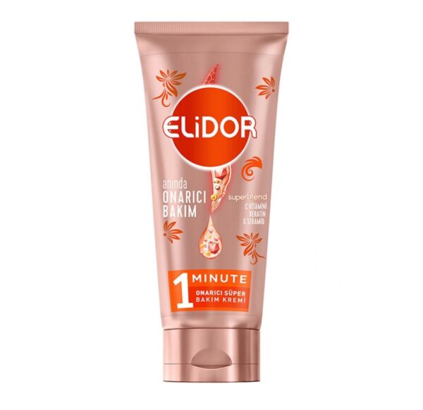 Elidor 1 Minute Onarici Süper Saç Bakim Kremi Aninda Onarici Bakim 170 ml