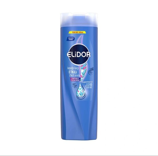 Elidor Superblend Sampuan ve BakimKremi Kepege Karsi Etkili 2'si 1 Arada 400 ml