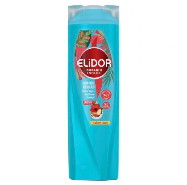 Elidor Doganin Enerjisi Saç Bakim Sampuani Argan Yagi & Hibiskus ÖzüDökülme Karsiti & Güçlü UzamayiDestekleyici 400 ml