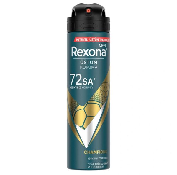 Rexona Men Erkek Sprey Deodorant
Champions 72 Saat Kesintisiz Koruma 150 ml