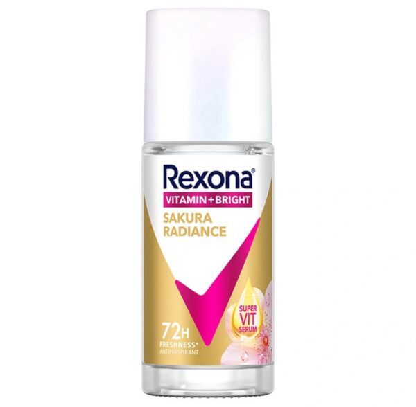 Rexona Vitamin + Bright Kadin Roll On Deodorant Sakura Radiance 45 ml