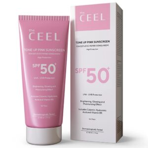 The ceel tone pink sunscreen spf5050 ml