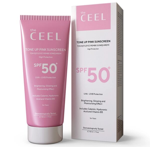 The ceel tone pink sunscreen spf5050 ml