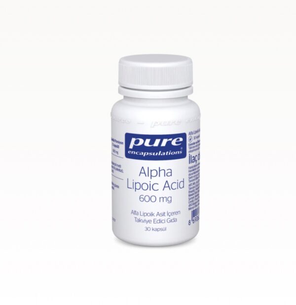 Pure Alpha Lipoic Acid 600 mg 30 kapsül