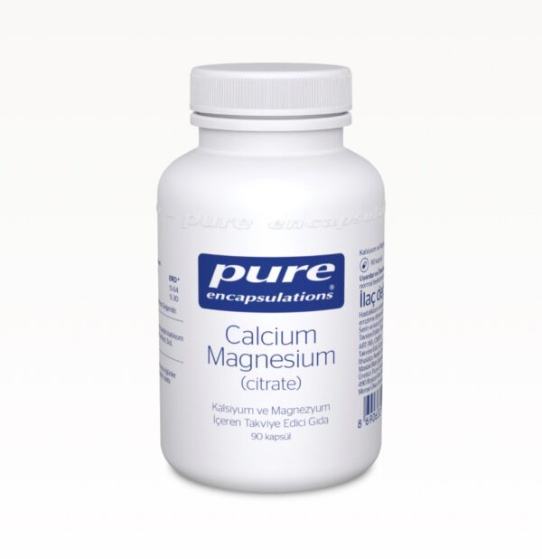 Pure calcium Magnesium citrate 90 kapsül