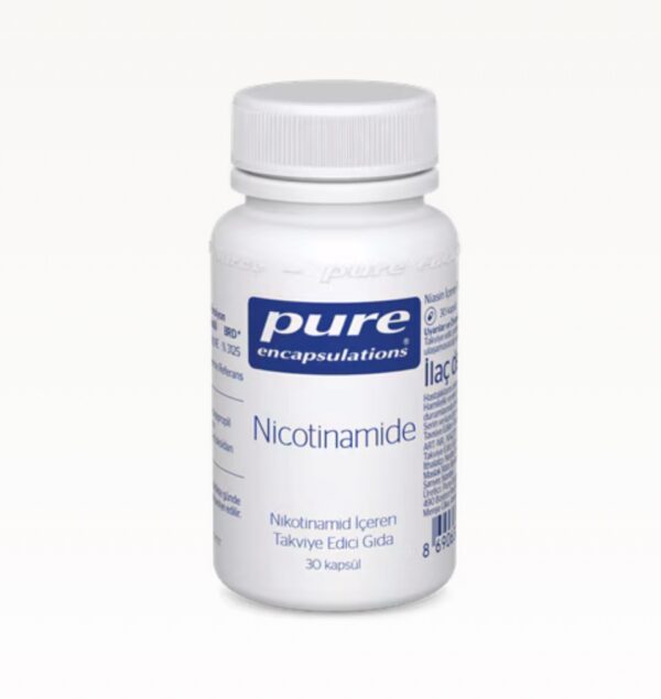 Pure nicotinamide 30 kapsül