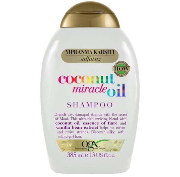 0gx Yipranma Kargiti Coconut Miracle Oil
Sampuan 385 ml