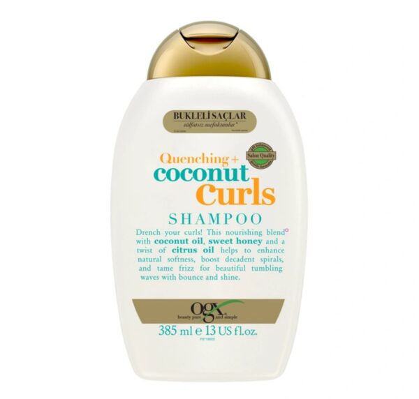 Ogx Bukleli Saçlar için Nemlendirici Coconut Curls Sampuan 385 ml